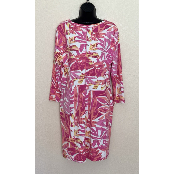 Escape by Habitat Sun Dress Pink Flowy Performance Resortwear, L - Picture 2 of 8